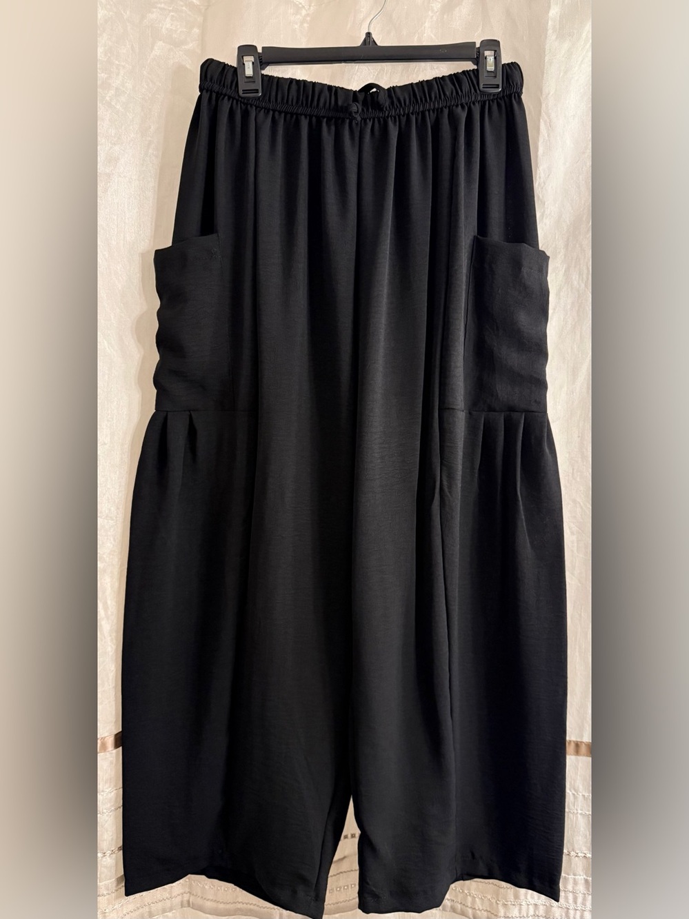 Source Unknown Black Wide Leg Pants - Picture 3 of 5